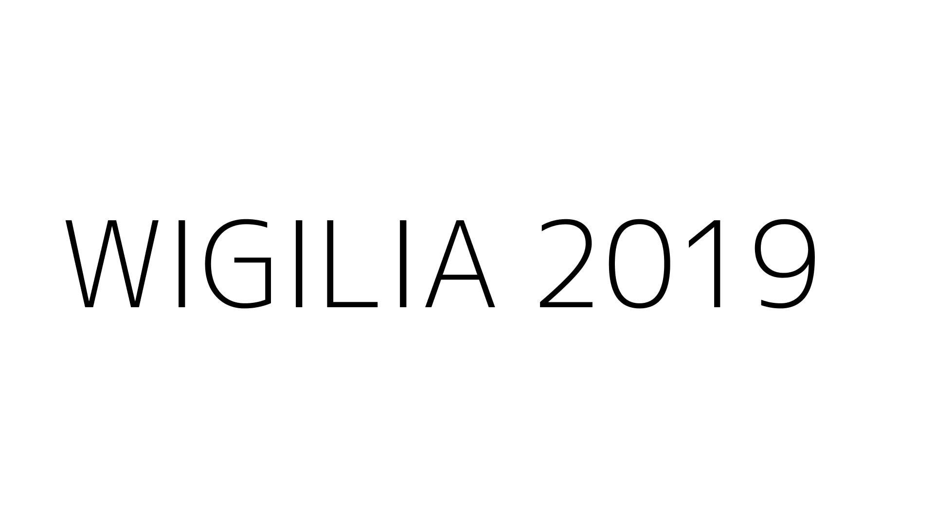 WIGILIA 2019